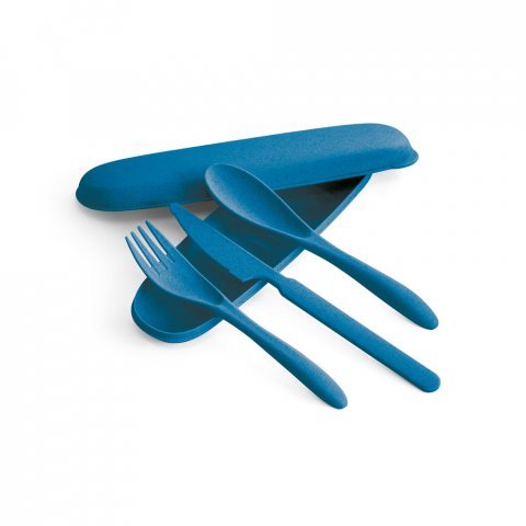 Kit Talheres Fibra de Bambu