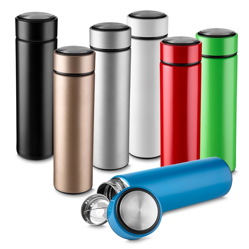 Garrafa em Inox 450 mL com Infusor Personalizada