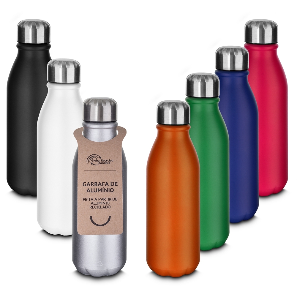 Garrafa em Alumínio 600 mL Personalizada