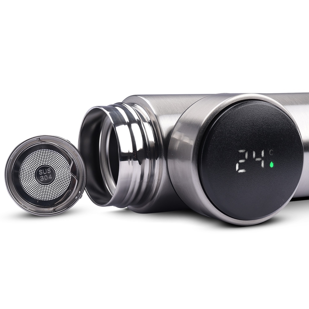 Garrafa em Inox 450 mL com Display LED Personalizada