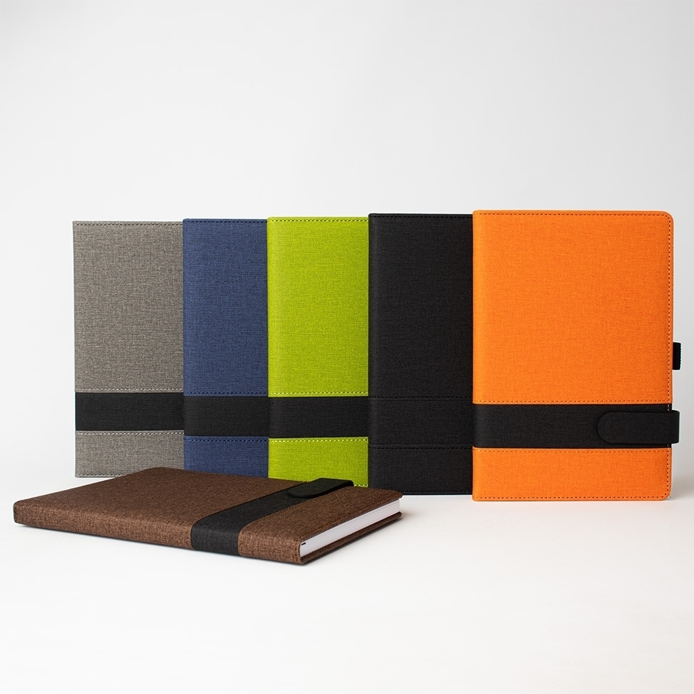 Caderneta Linho com Porta Caneta