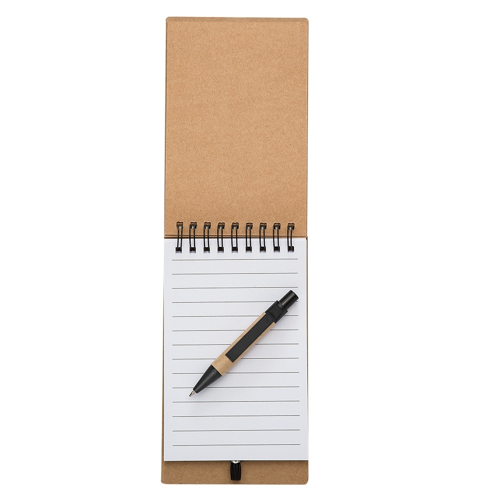 Bloco de Anotações com Adesivos e Caneta