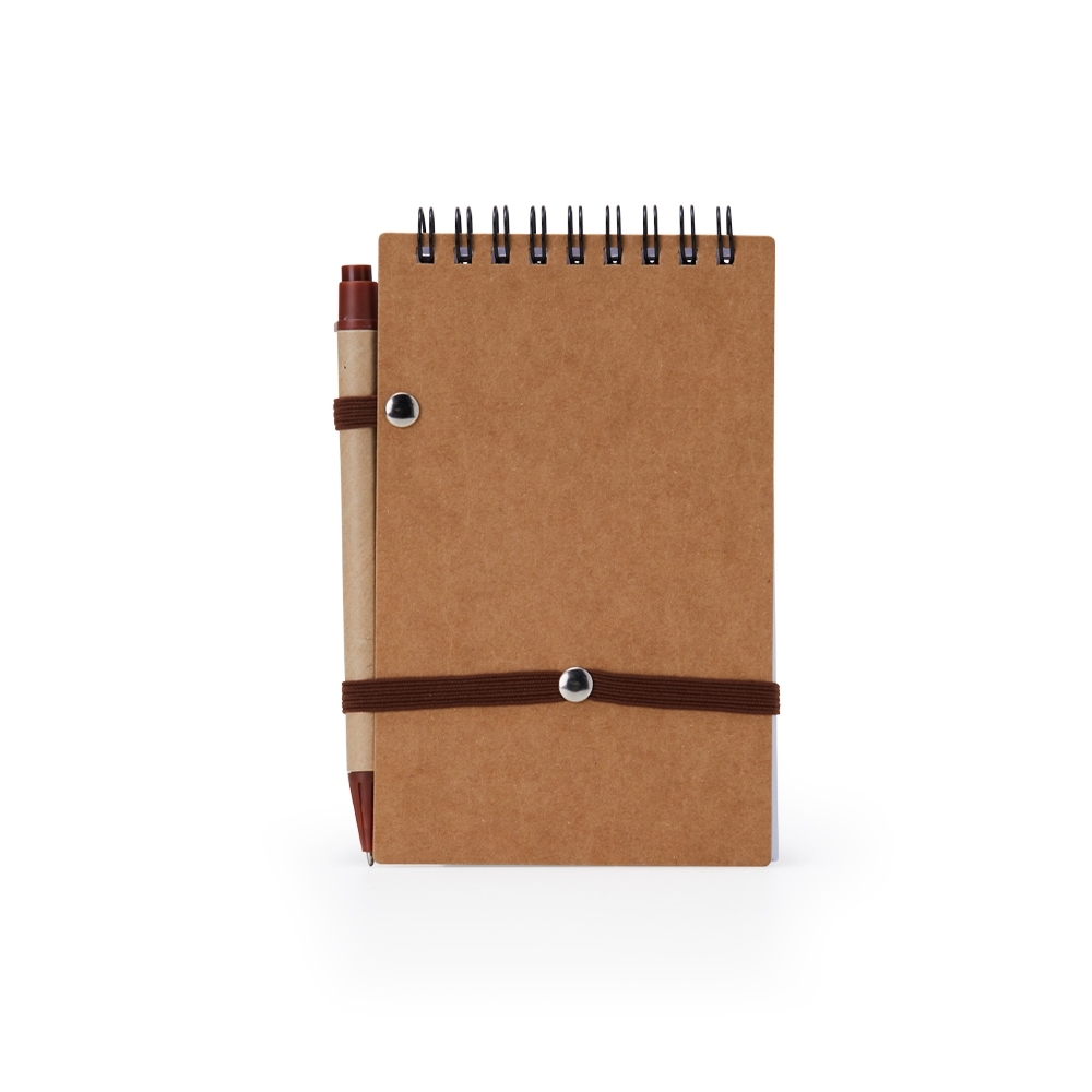 Bloco de Anotações com Caneta