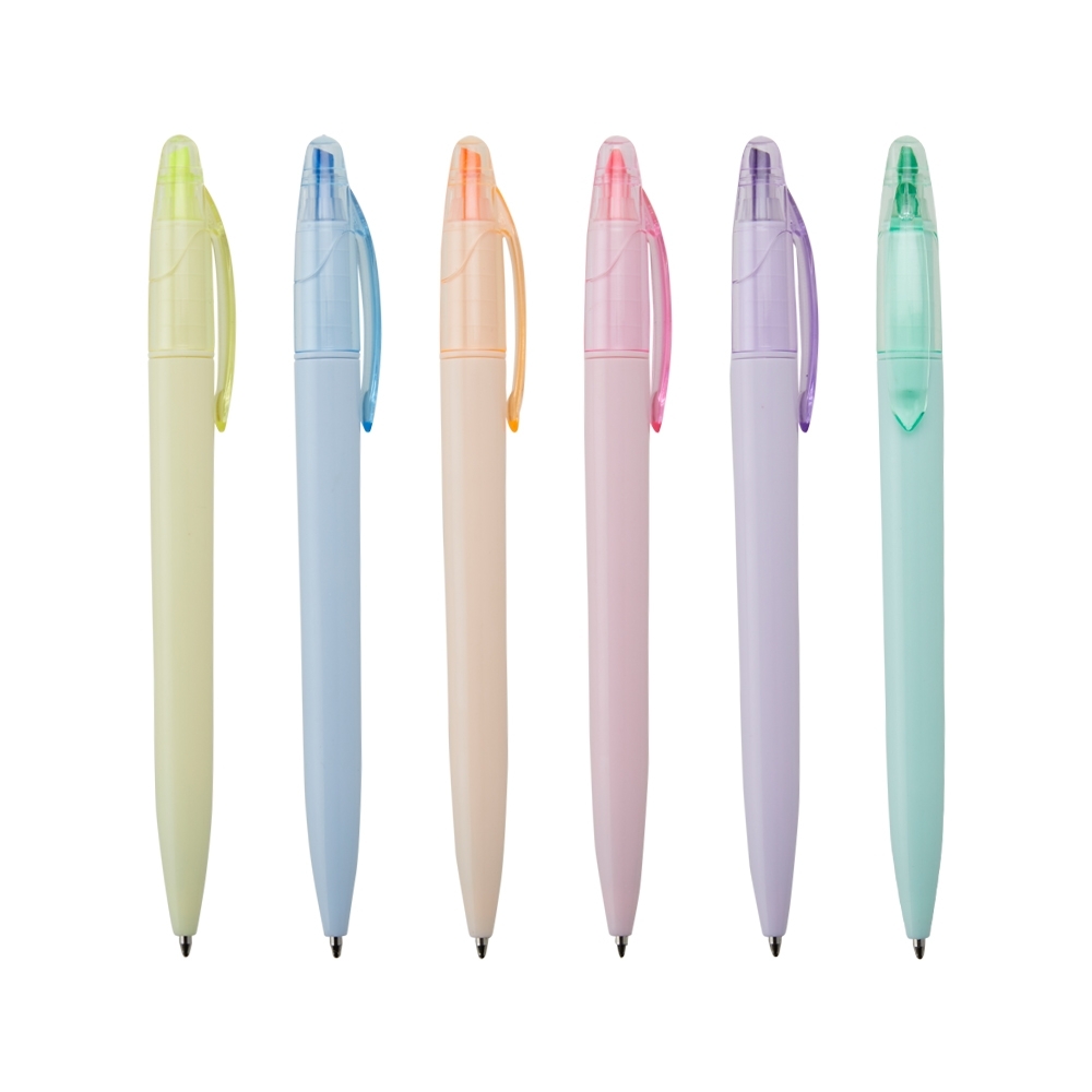 Caneta Plástica Marca Texto Personalizada