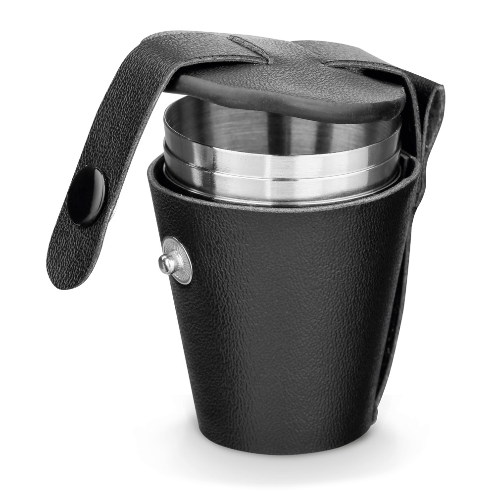 Conjunto de 4 Copos Inox 25 mL Personalizado