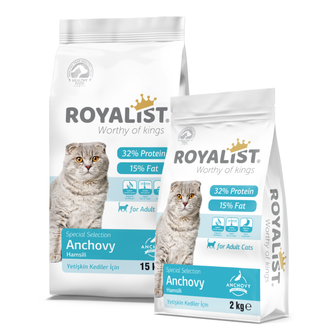ROYALIST Dry Food / Adult Cat / ANCHOVY 2KG & 15KG (Anchovy/cat)
