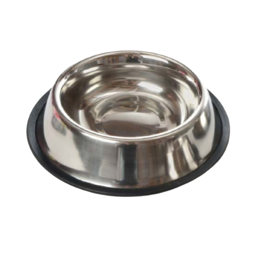 Dog Plate Food / Stainless Steel Pet Bowl - 4 Sizes