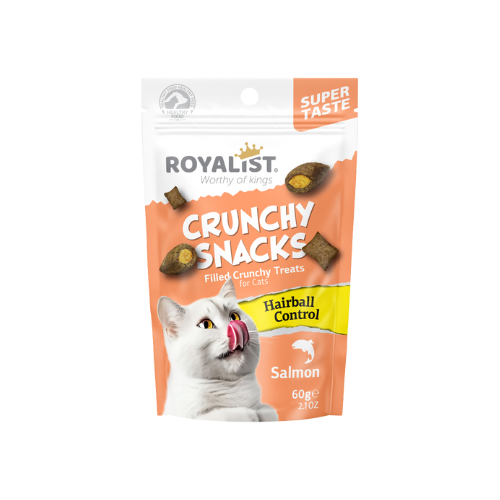 Royalist Crunchy Snacks / Salmon / Hairball Control 60 g