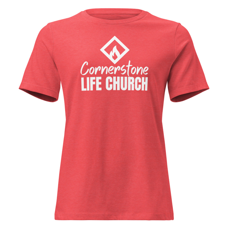 Women's Cornerstone Life Church Bella Canvas 6400 T-Shirt