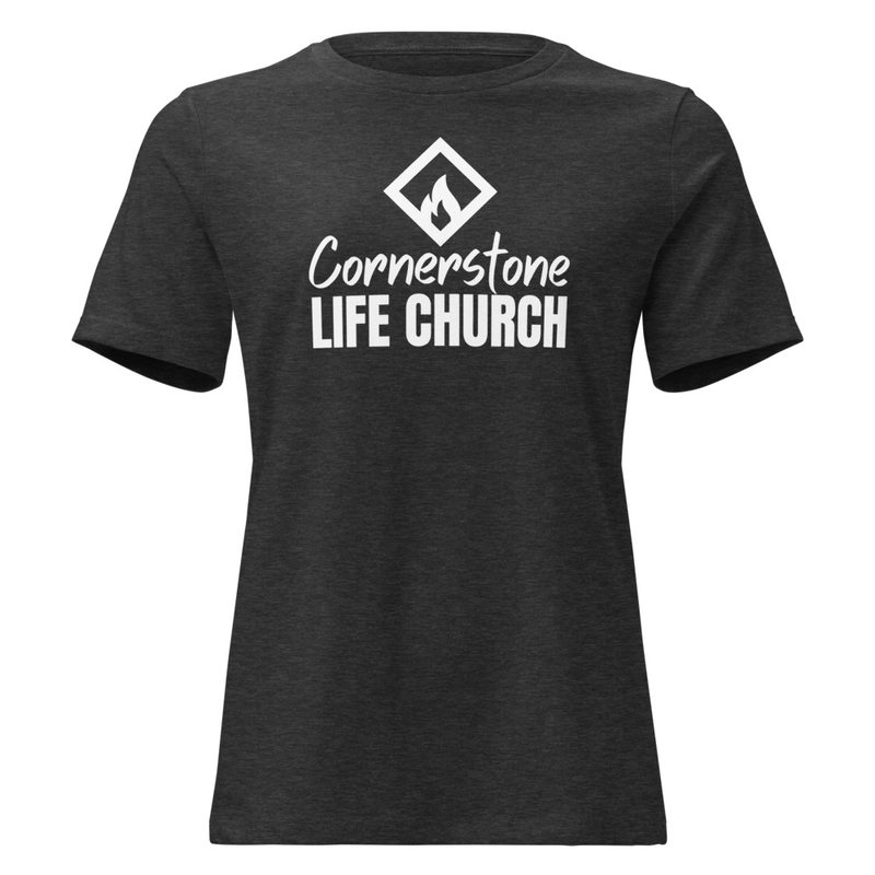 Women's Cornerstone Life Church Bella Canvas 6400 T-Shirt