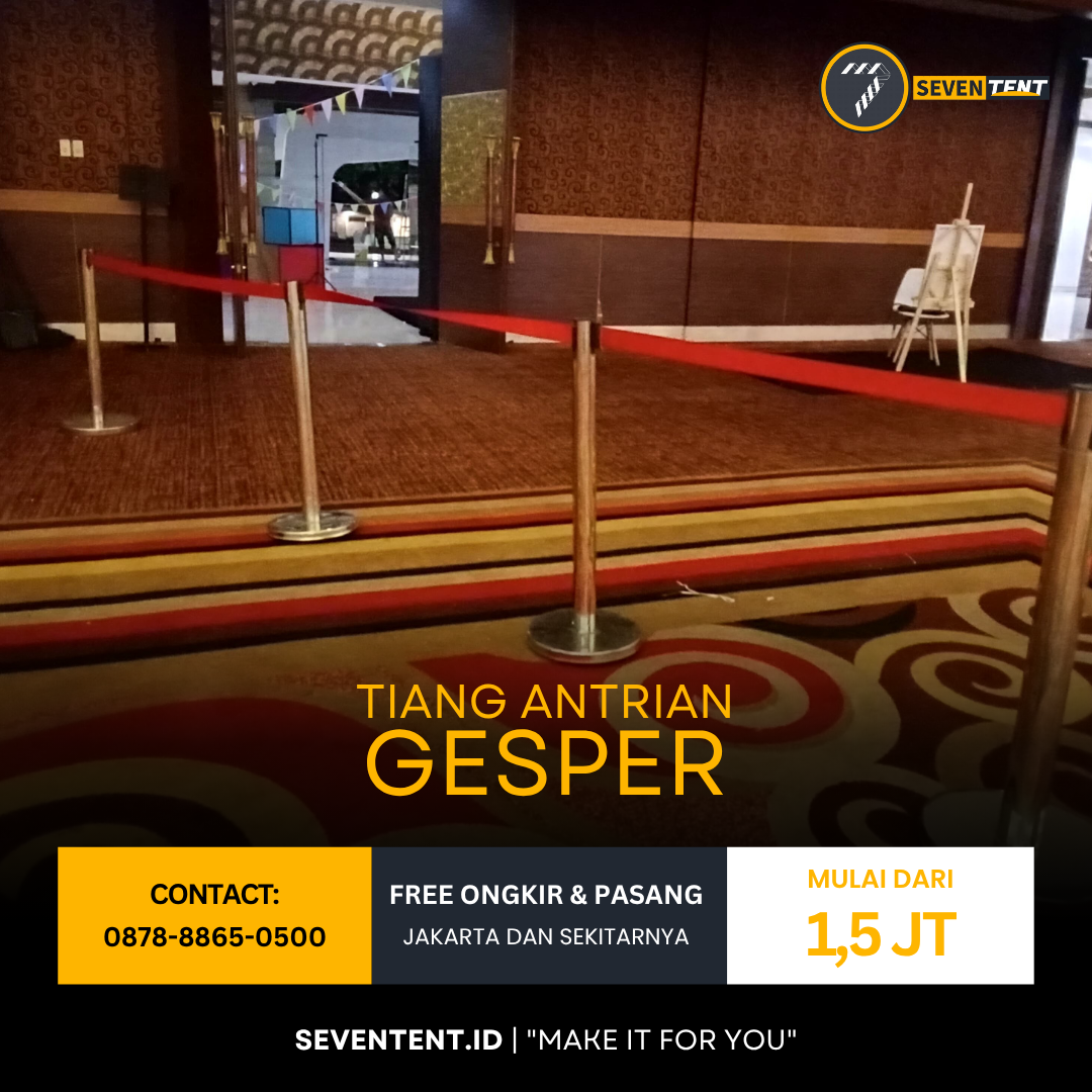 Tiang Antrian Gesper