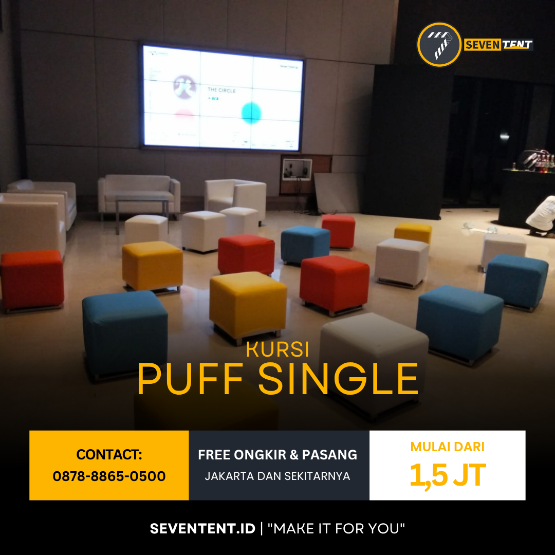 Kursi Puff Single Kotak