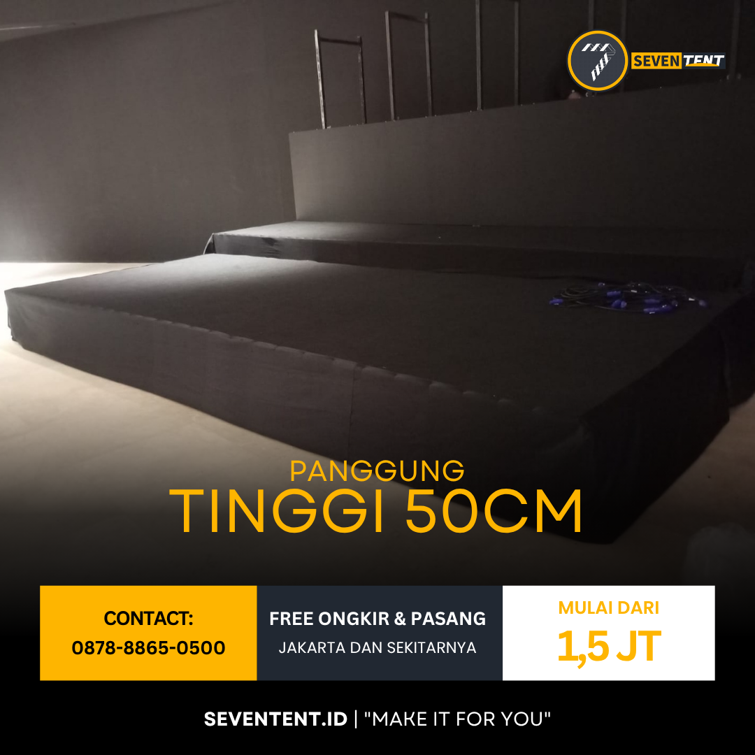 Panggung (Stage) Tinggi 50cm