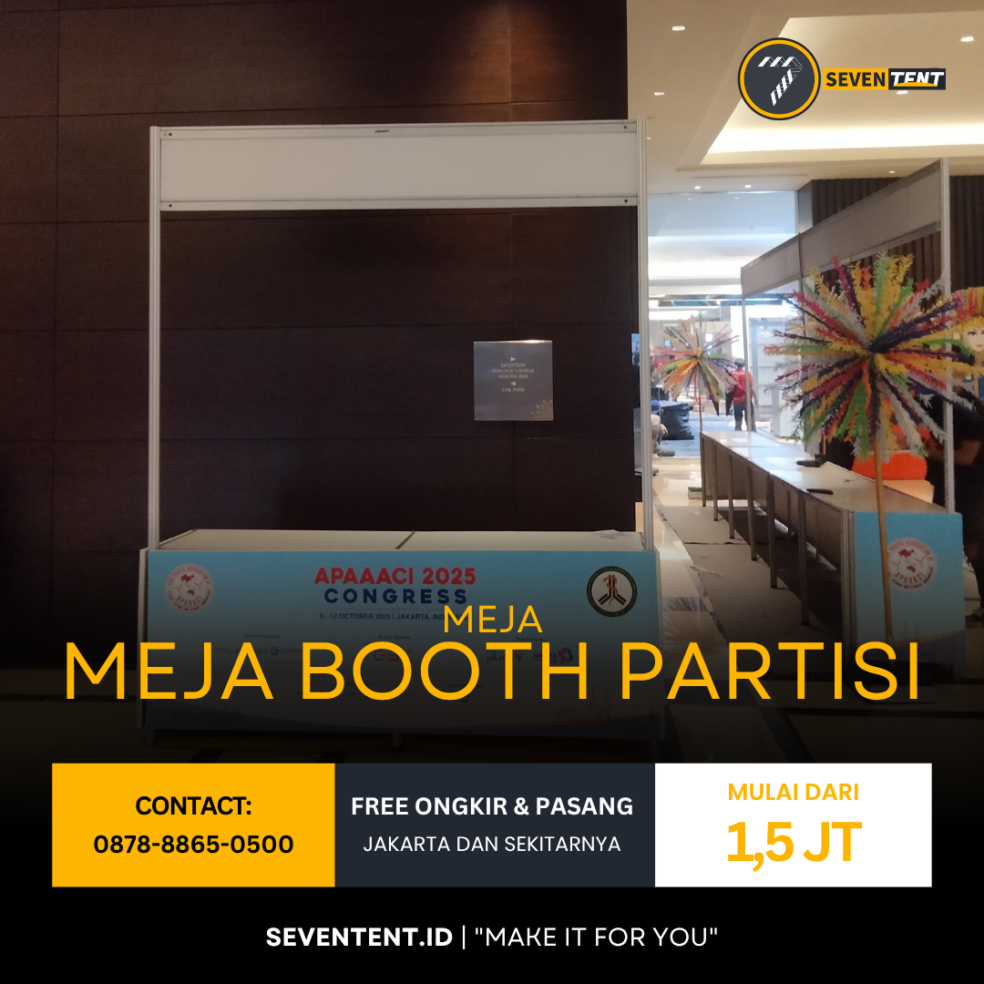 Paket Meja Booth Partisi R8