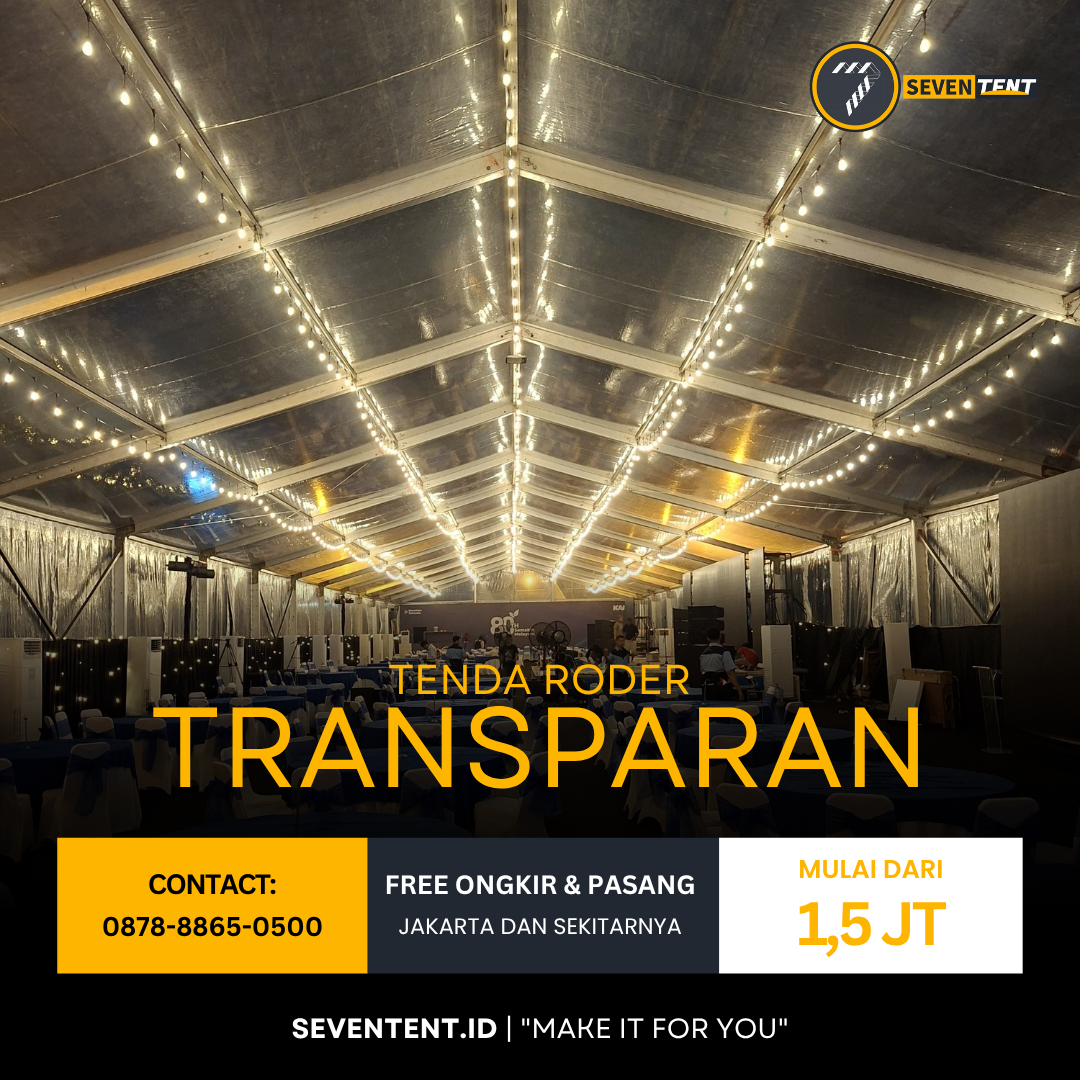Tenda Roder Transparan