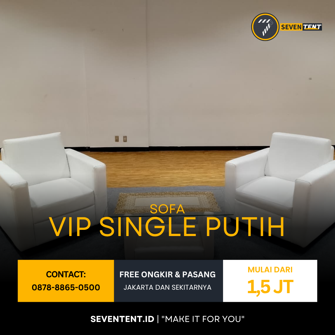 Sofa VIP Single Putih