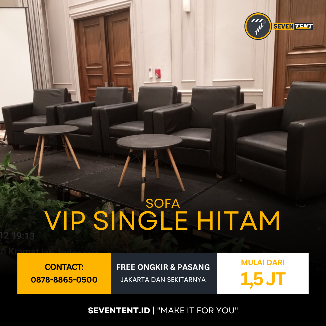 Sofa VIP Single Hitam