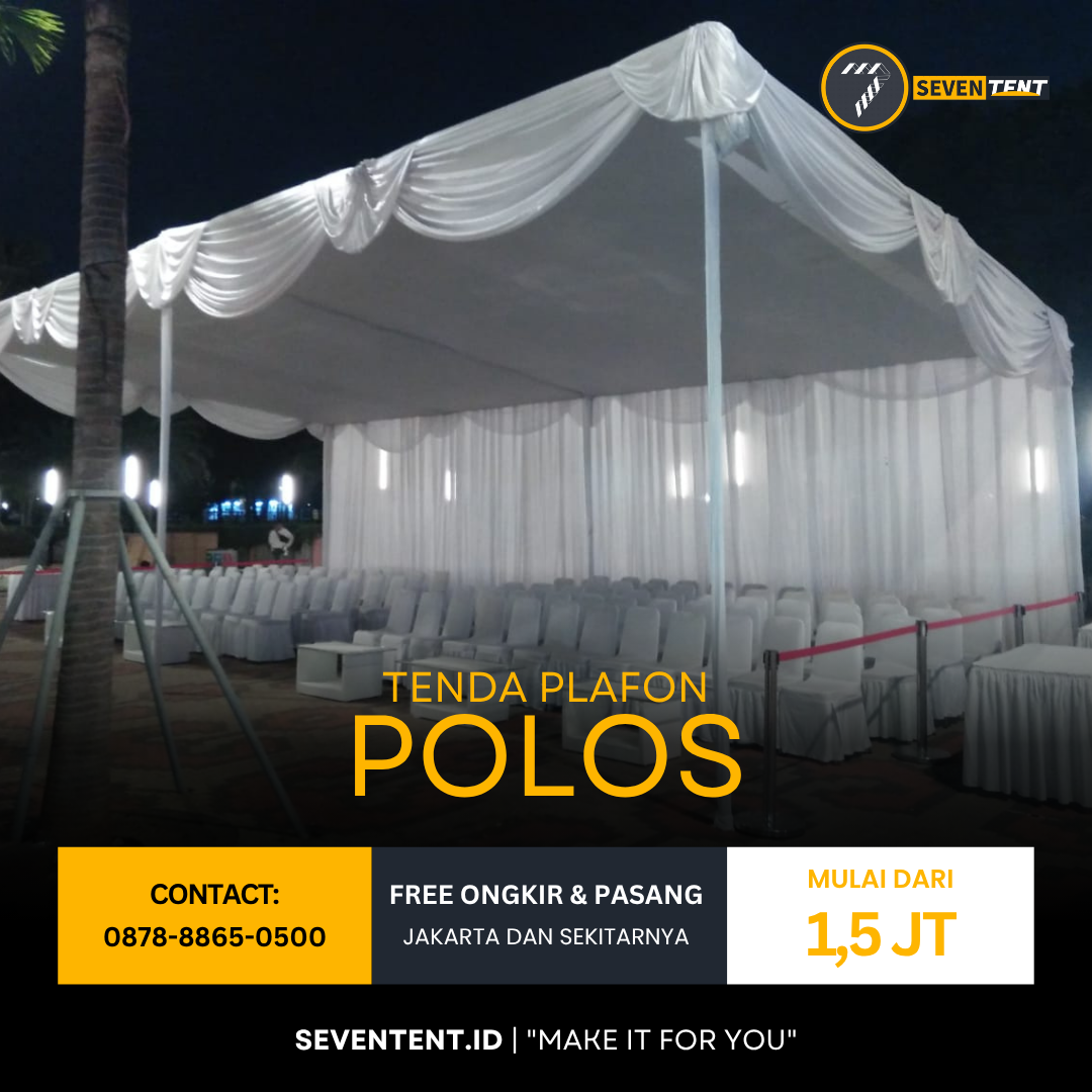 Tenda Plafon Polos