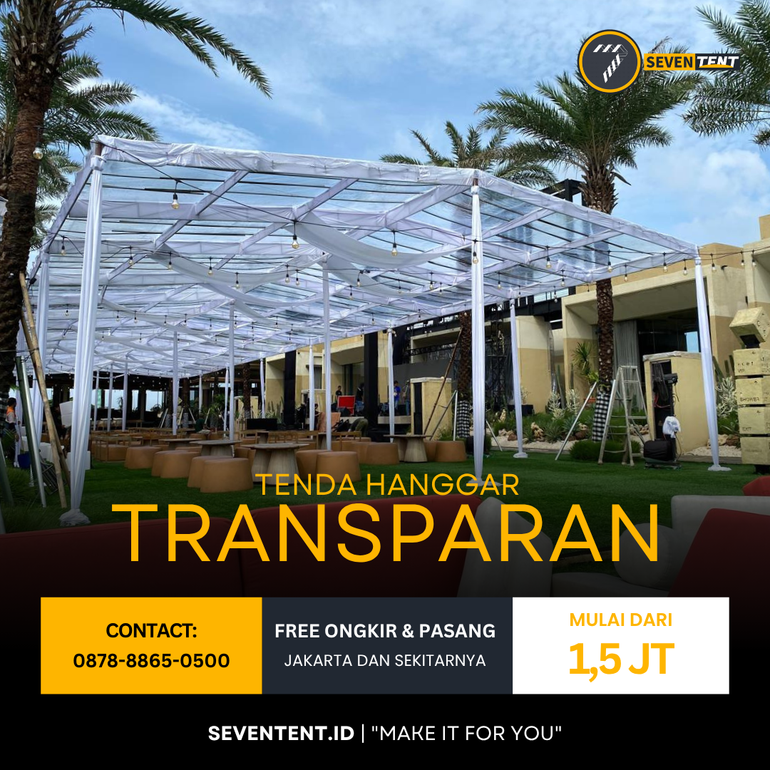 Tenda Hanggar Transparan