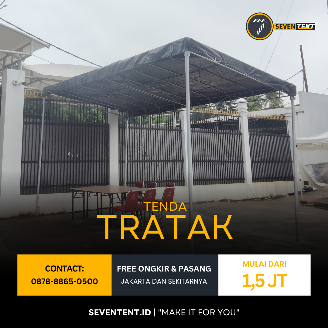 Tenda Tratak (Tenda Terpal)