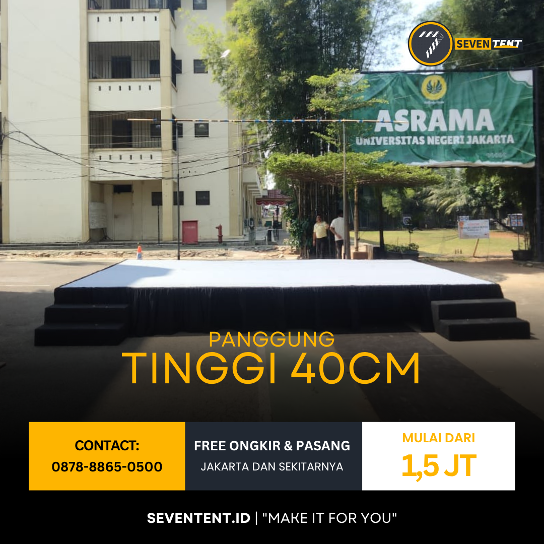 Panggung (Stage) Tinggi 40cm