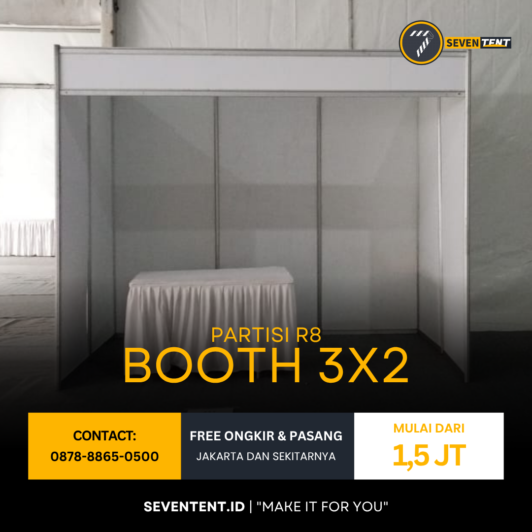 Booth Partisi R8 (3x2 Meter)