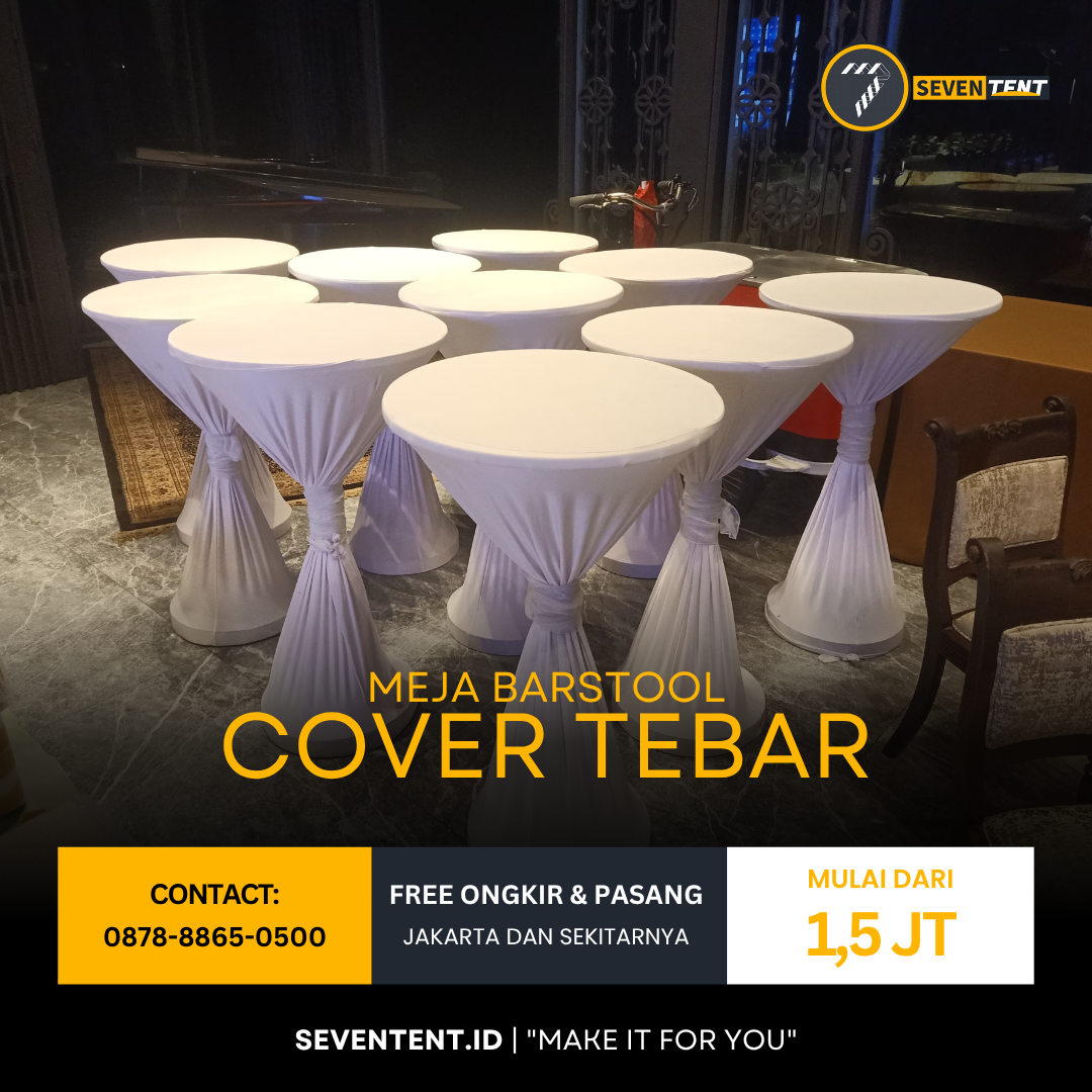 Meja Bar Cover Tebar