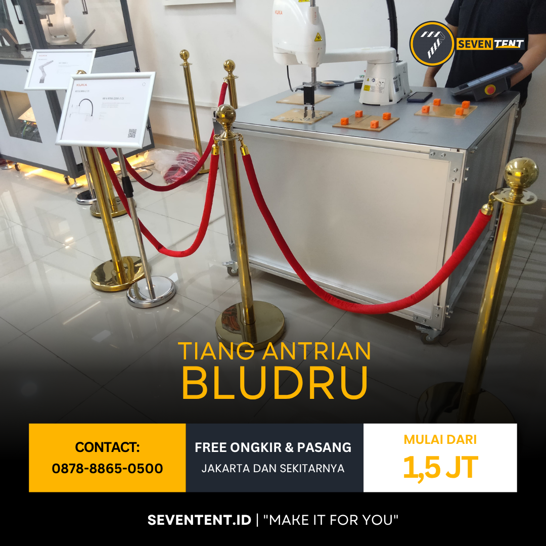 Tiang Antrian Bludru