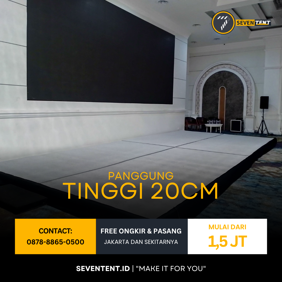 Panggung (Stage) Tinggi 20cm
