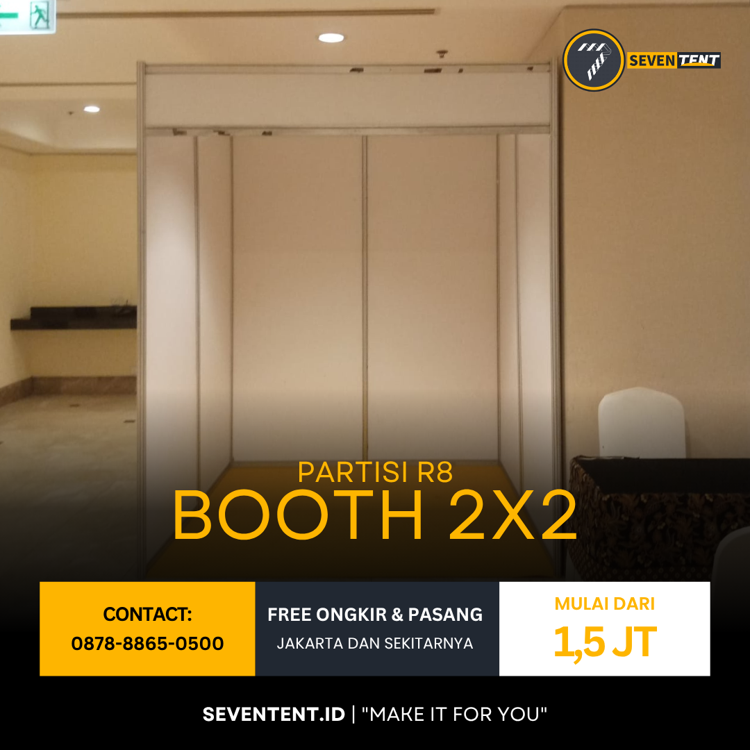Booth Partisi R8 (2x2 Meter)