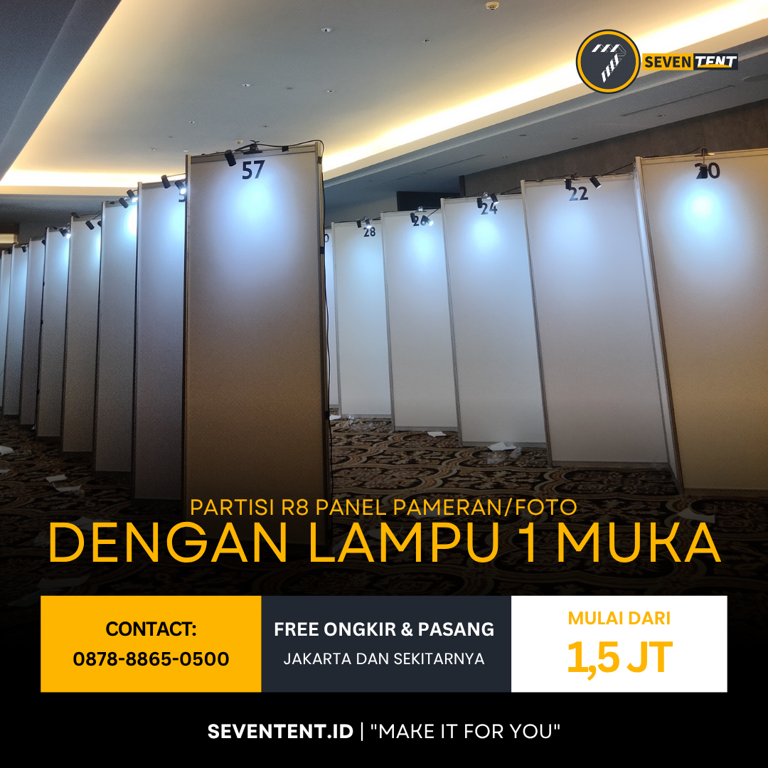 Panel Pameran R8 (Lampu 1 Muka)