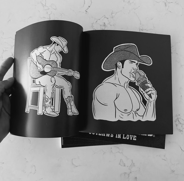 "Outlaws in Love" Art Gallery Book 