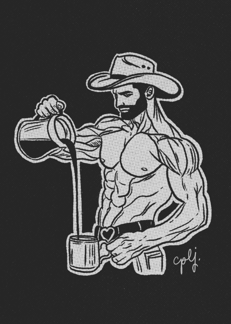 "Mornin' Brew" Matted Print