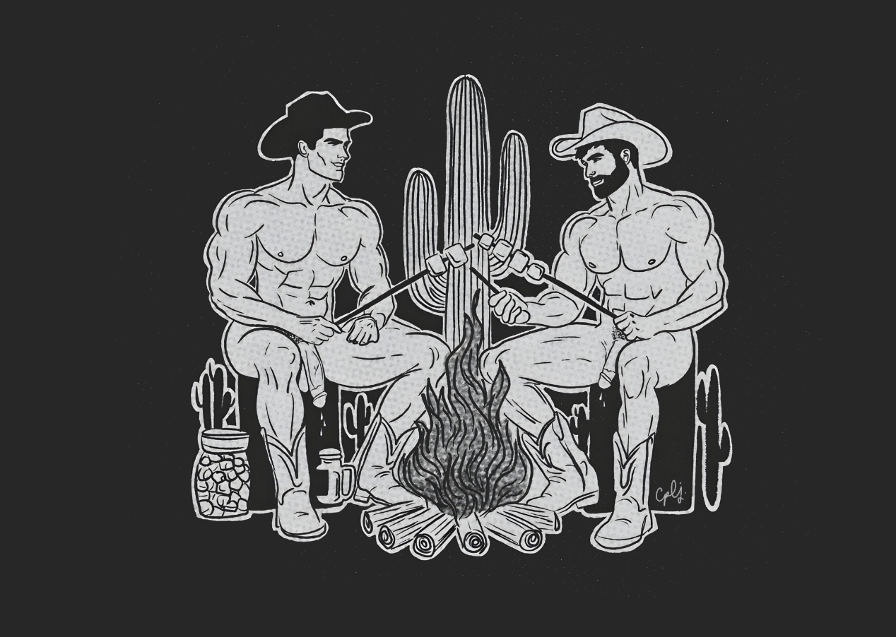 "Burnin' Love" Matted Print