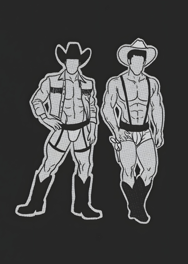 "The Outlaws" Matted Print