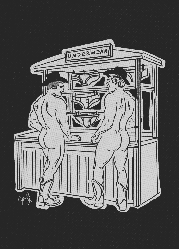 "Buyin' a Pair"Matted Print
