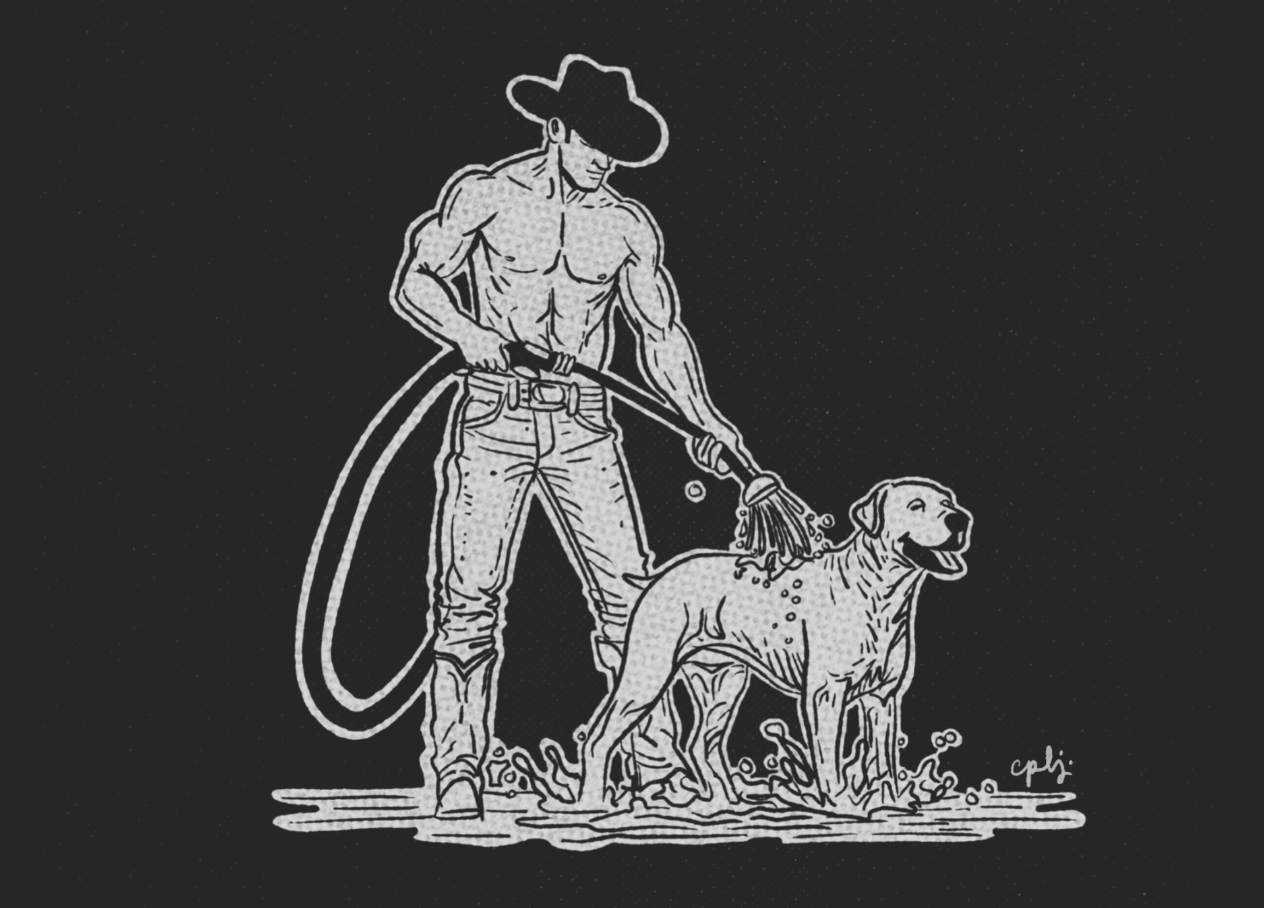 "Pup Love" Matted Print