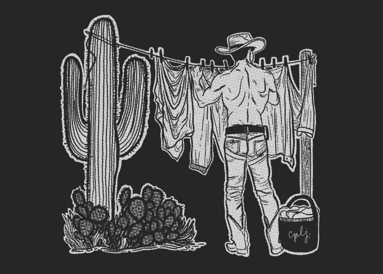"Out to Dry" Matted Print