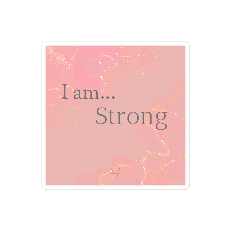 I am... Strong | STICKER