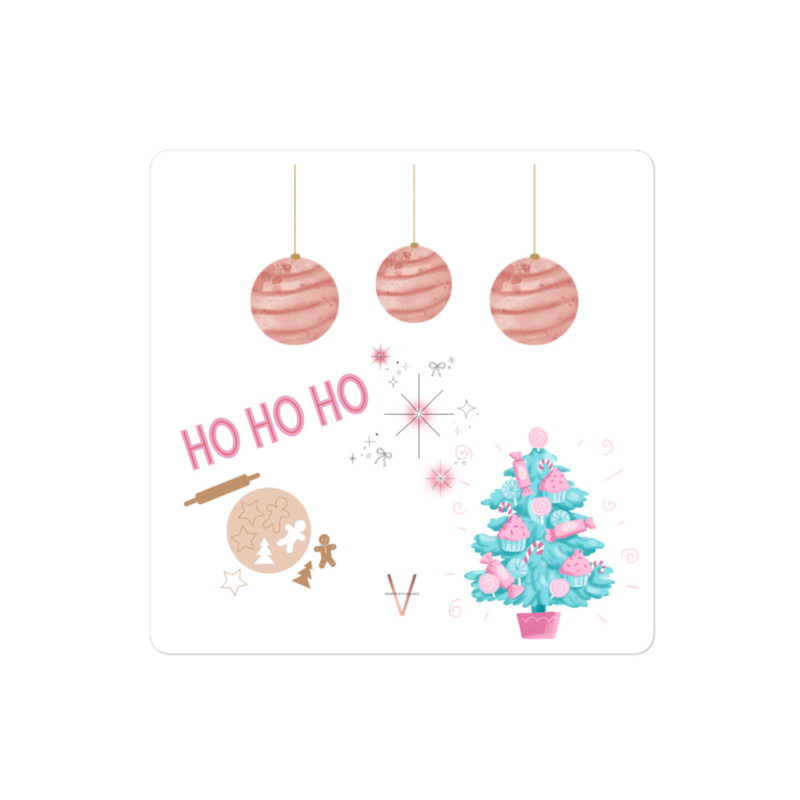 Pink Christmas | STICKER 