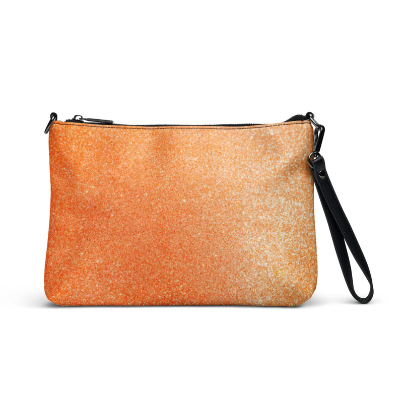 Orange Sparkle | Makeup Bag