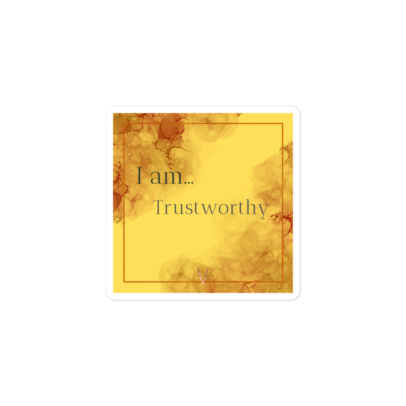 I am... Trustworthy | STICKER