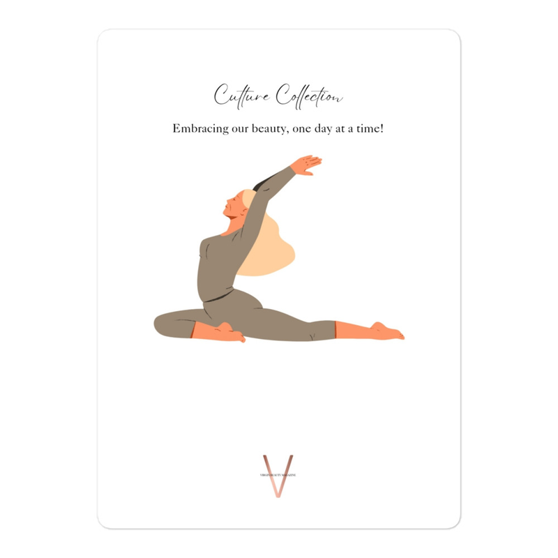 CULTURE Collection "Yoga Queen"  | STICKER 