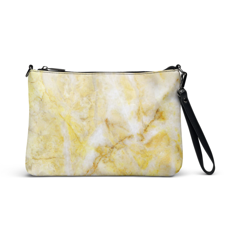 Yellow Marble | Makeup Bag 