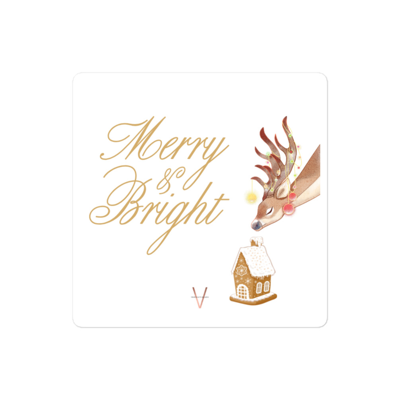Merry & Bright | STICKER 