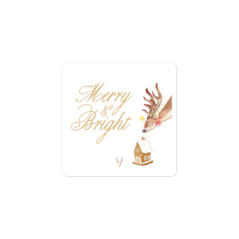 Merry & Bright | STICKER 