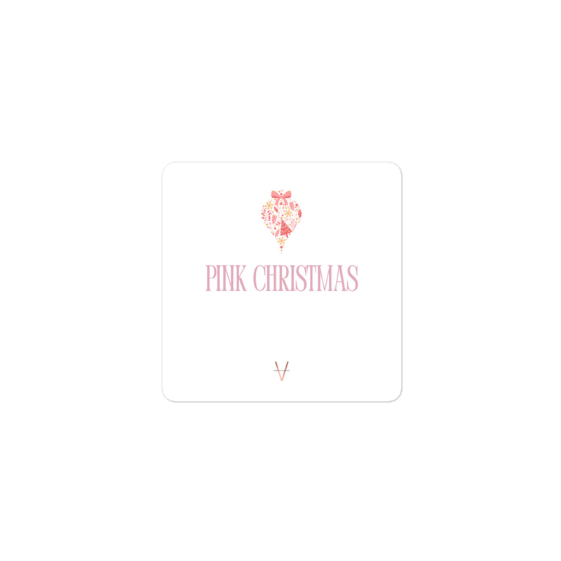 Pink Christmas | STICKER 