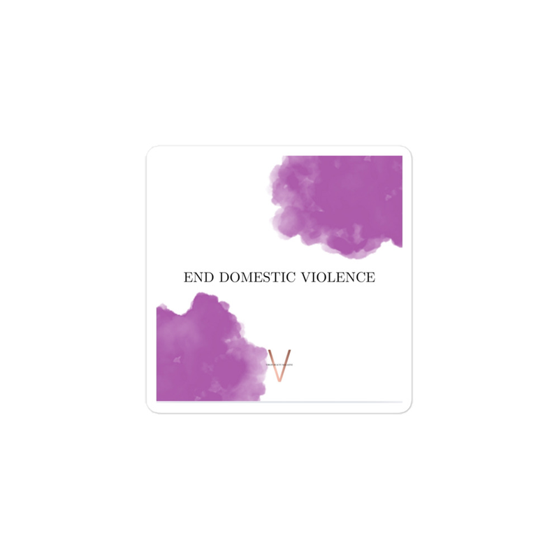 End Domestic Violence | STICKER 