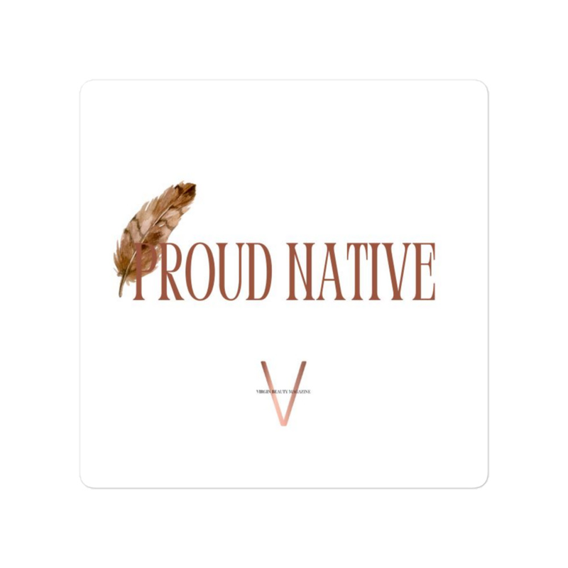 PROUD NATIVE "Feather" | STICKER 