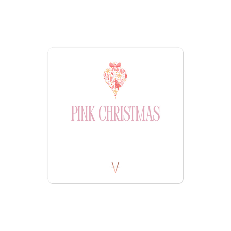 Pink Christmas | STICKER
